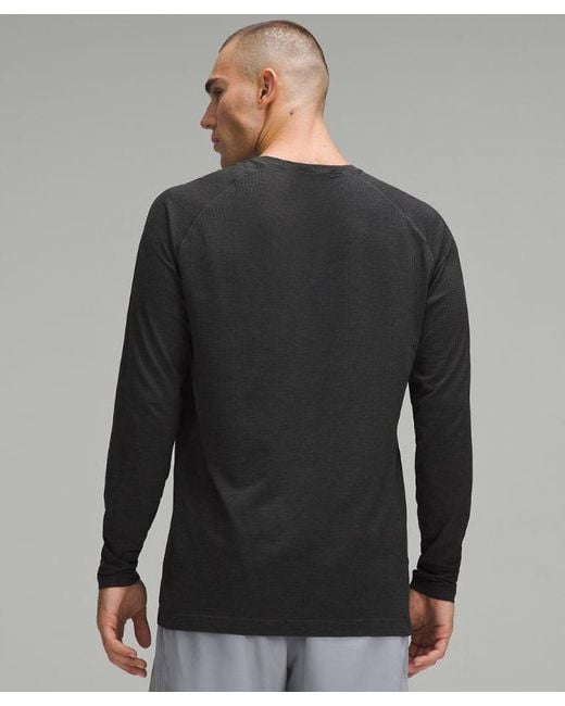 lululemon athletica Black – Metal Vent Tech Long-Sleeve Shirt – / – for men