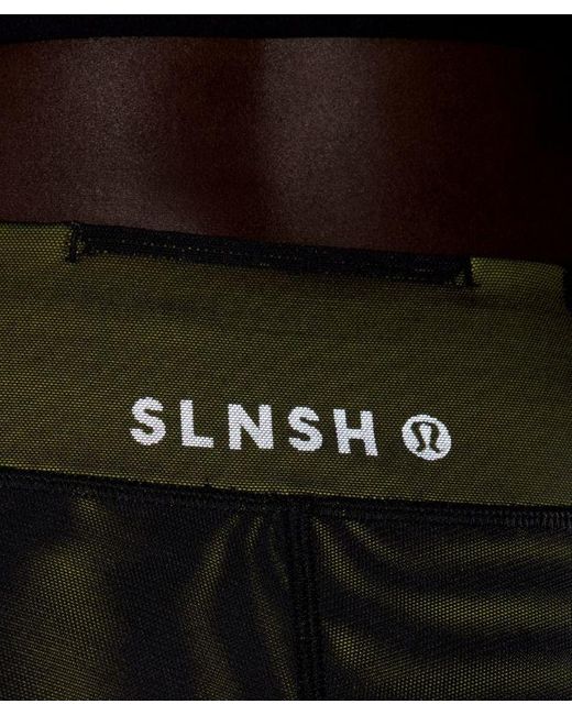 lululemon athletica Black Mesh-Panelled High-Rise Tight 28"