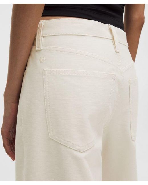 lululemon athletica White – Easyfive Low-Rise Classic Wide-Leg Pants Regular – – Size 28