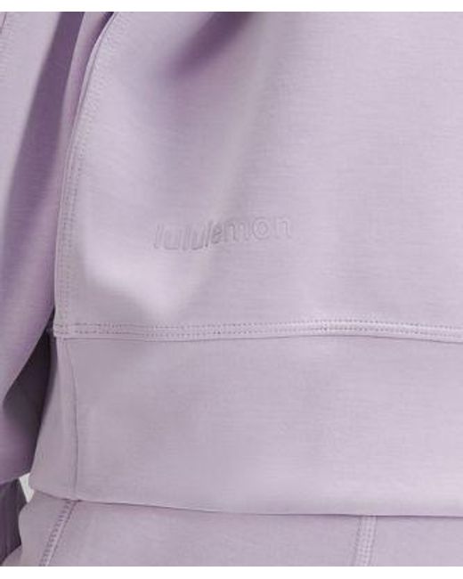 lululemon athletica Purple Softstreme Perfectly Oversized Crewneck Pullover