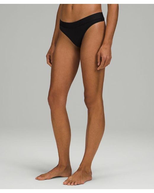 lululemon athletica Underease Mid-rise Thong Underwear 5 Pack - Color Black - Size 2xl