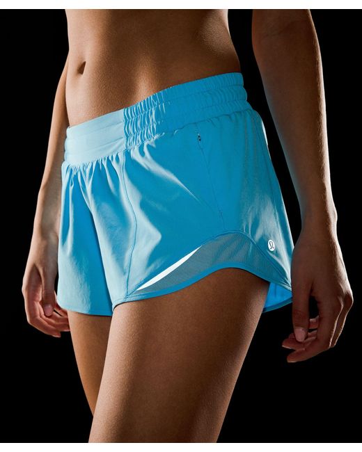 lululemon athletica Blue Hotty Hot Low-rise Lined Shorts 2.5"