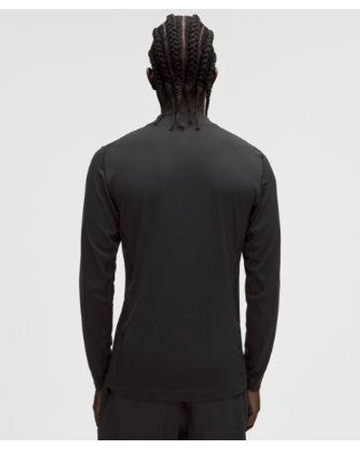 lululemon athletica Black Mockneck Long-Sleeve Golf Base Layer for men
