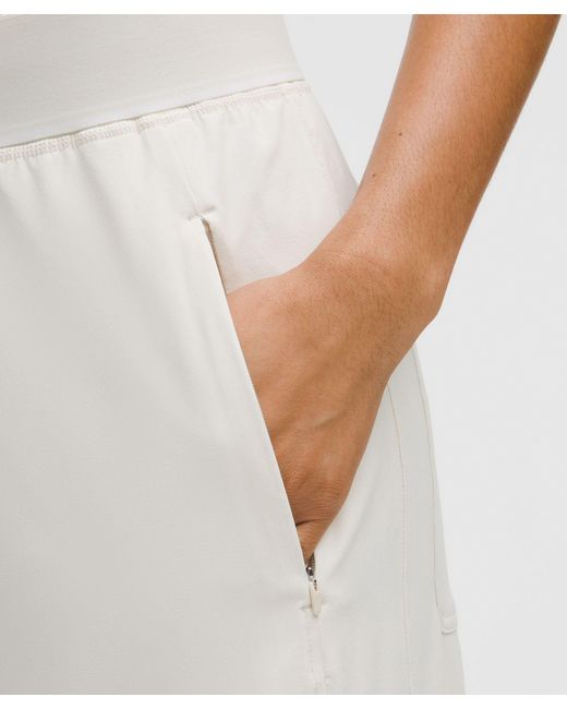 lululemon athletica White Swift High-Rise Wide-Leg Pant