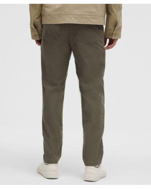 lululemon athletica Green Abc Classic-Fit 5 Pocket Pant 32L for men