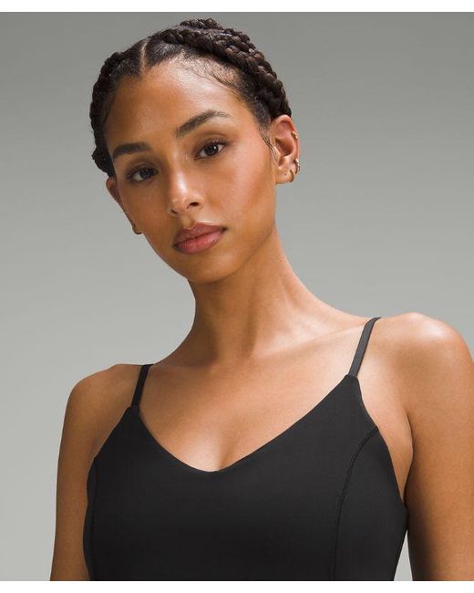 lululemon athletica Black Align Waist-Length Cami Tank