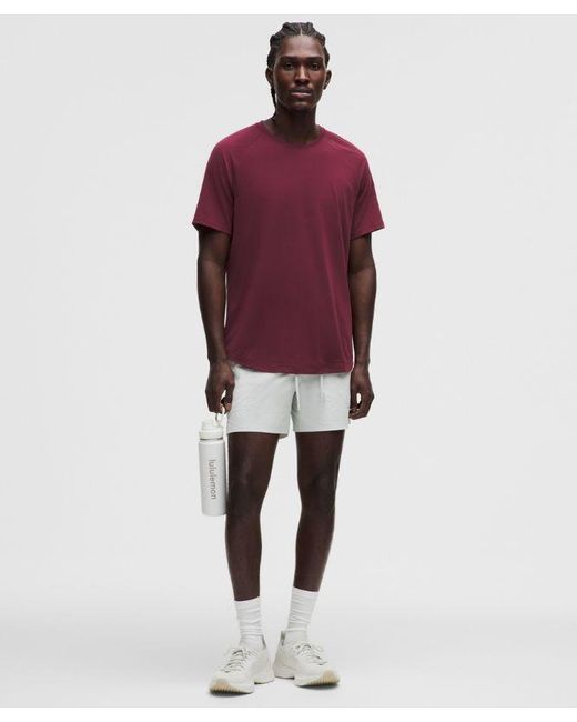 lululemon athletica Red License To Train Short-Sleeve Shirt for men