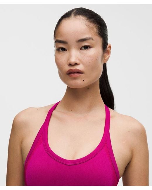lululemon athletica Red Get Low Cross-Back Training Tank Top