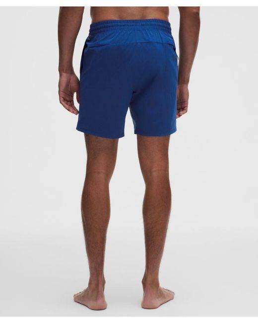 lululemon athletica Blue Swim Short 7" for men