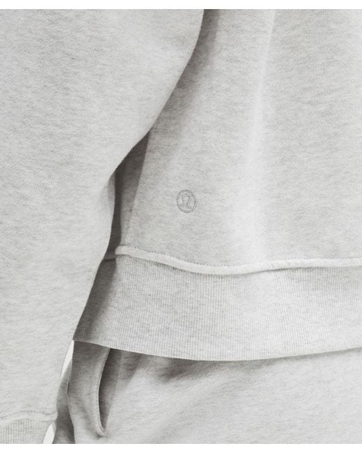lululemon athletica Gray – Steady State Hoodie – Color Light/ – Size Large