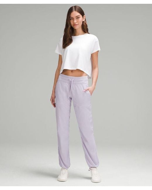 lululemon athletica Dance Studio Mid-rise Pants Regular - Color Purple/pastel - Size 0