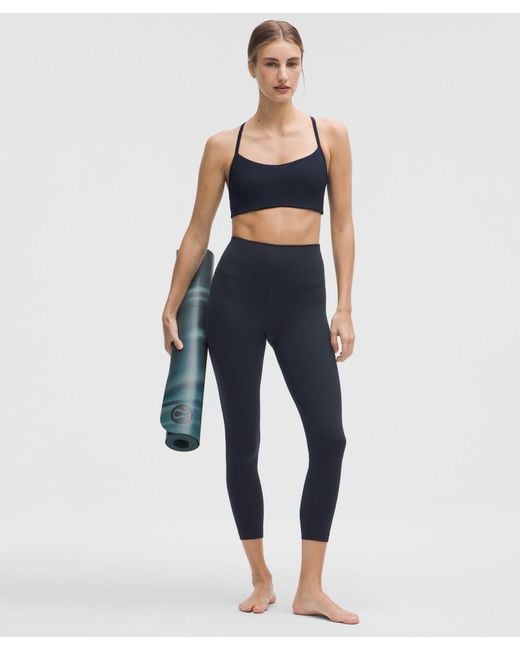 lululemon athletica Blue Flow Y Bra Light Support, A/B Cup