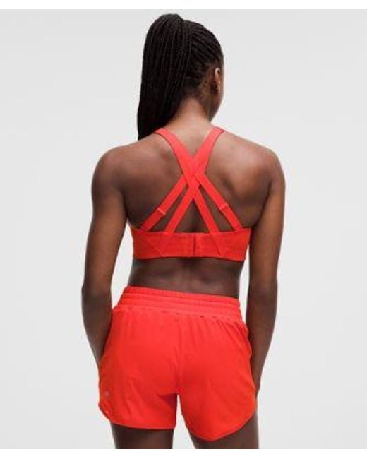 lululemon athletica Red – Energy Sports Bra High Support, B–G Cups – – Size 6