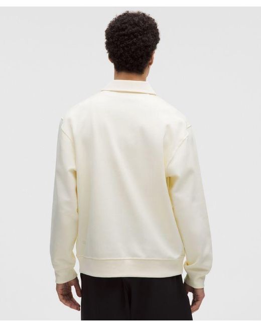 lululemon athletica White Grand Standard Long-Sleeve Polo for men