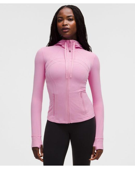 lululemon athletica Pink – Define Hooded Jacket Nulu – – Size 16