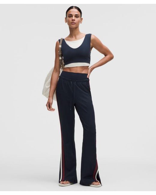 lululemon athletica Blue Bend This Boat And Scoop Bra