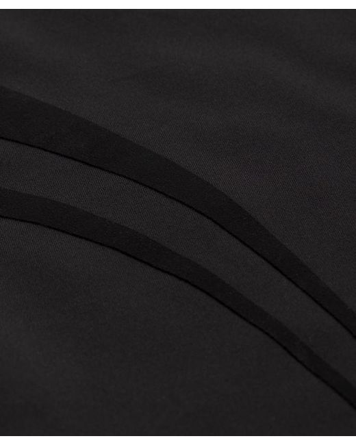 lululemon athletica Black – Wunder Train Cropped Long-Sleeve Shirt Flocked – – Size 4