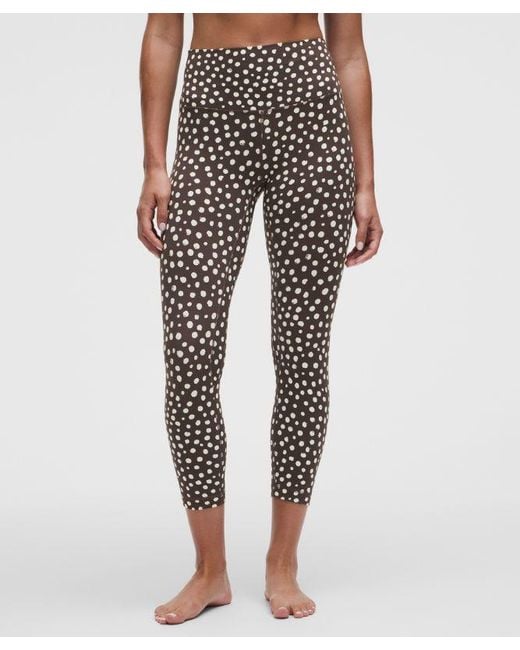 lululemon athletica White – Align High-Rise Crop Leggings – 23" – – Size 4