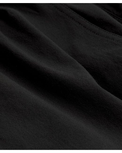 lululemon athletica Black – Lululinen High-Rise Relaxed-Fit Shorts – 7" – – Size Large