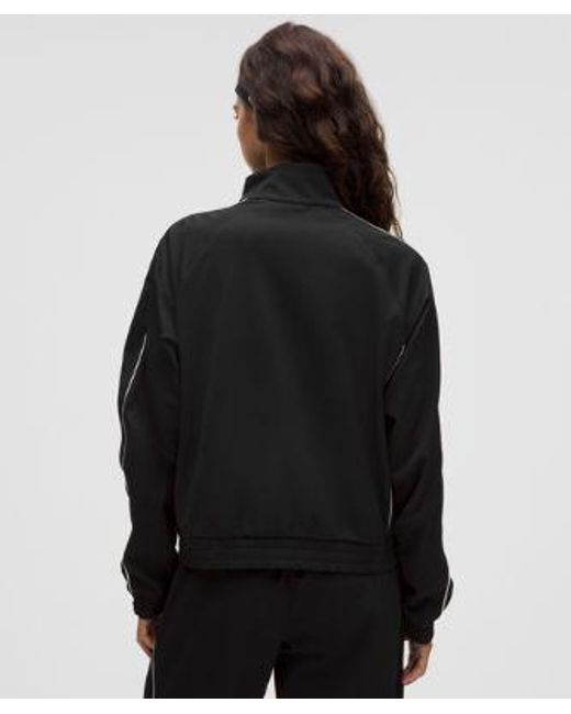 lululemon athletica Black Brentwood Track Jacket