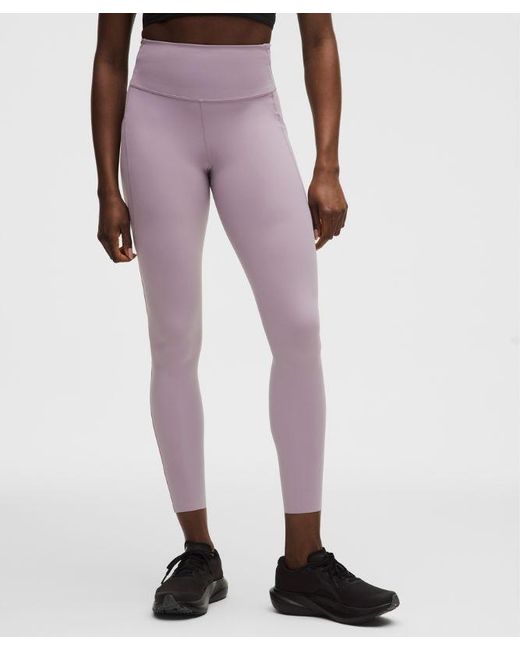 lululemon athletica Pink – Fast And Free High-Rise Tight Leggings 5 Pocket – 28" – /Pastel – Size 4