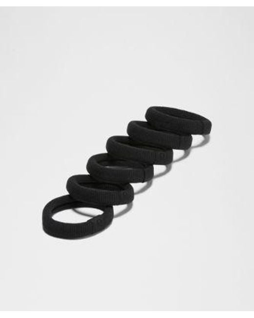 lululemon athletica Black Knit Hair Ties