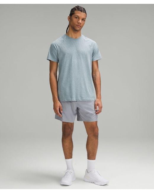 lululemon athletica Blue – Metal Vent Tech Short-Sleeve Shirt – /Pastel – for men
