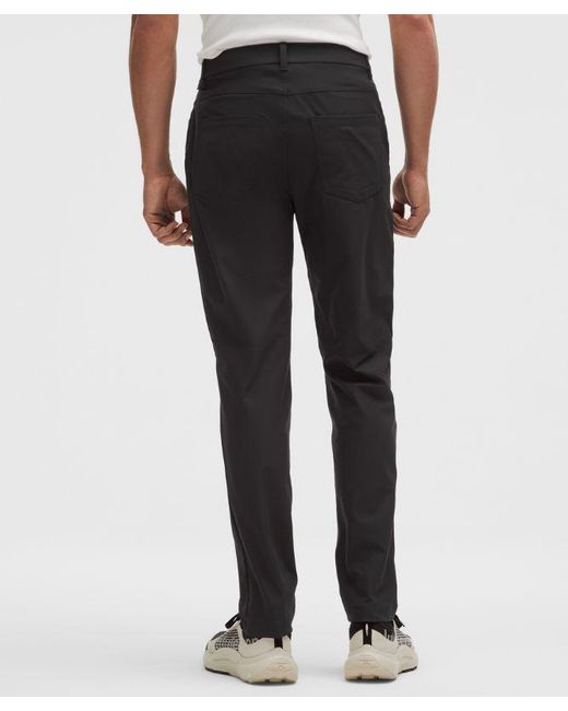 lululemon athletica Black Abc Pant Classic 34" Warpstreme for men