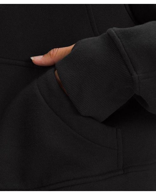lululemon athletica Black Scuba Oversized Full-zip Hoodie