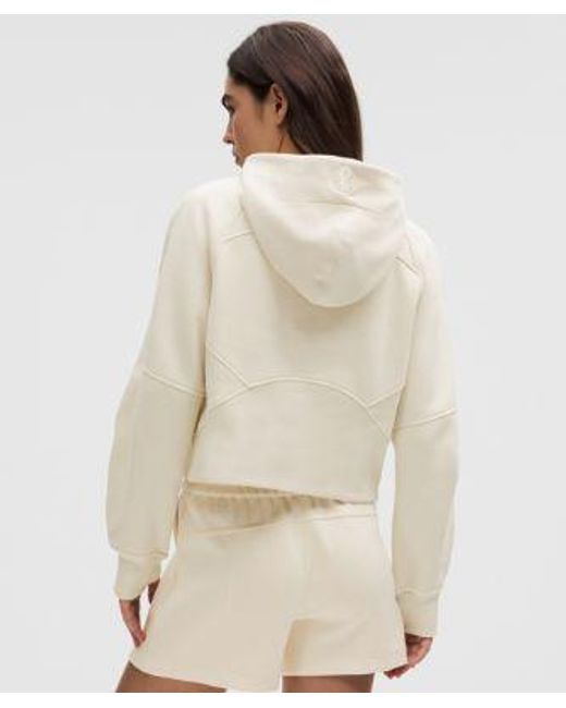 lululemon athletica Natural – Scuba Oversized Half-Zip Hoodie – – Size Medium/Large