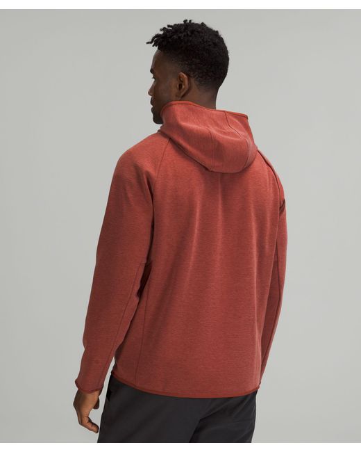 lululemon athletica Gridliner Fleece Hoodie in Red | Lyst