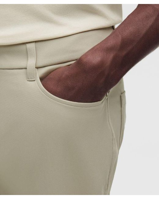 lululemon athletica Multicolor Abc Classic-fit 5 Pocket Trousers 32"l Warpstreme - Color Khaki - Size 28 for men