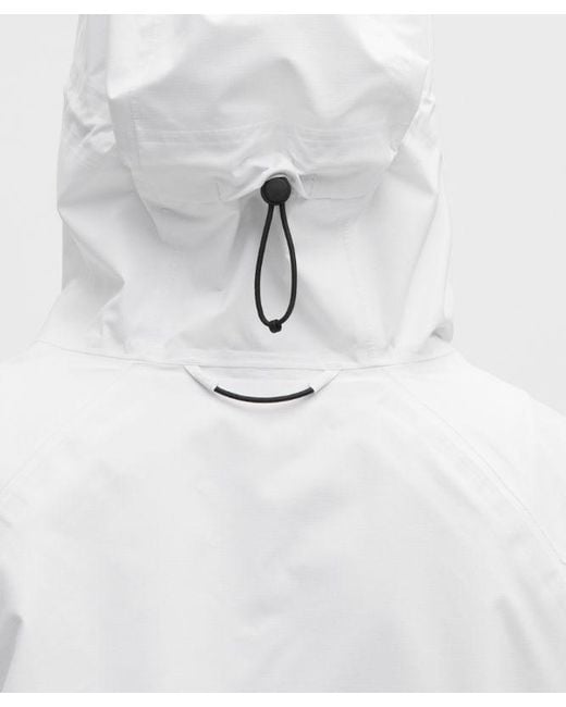 lululemon athletica White – Lightweight Waterproof Running Jacket – – Size 6
