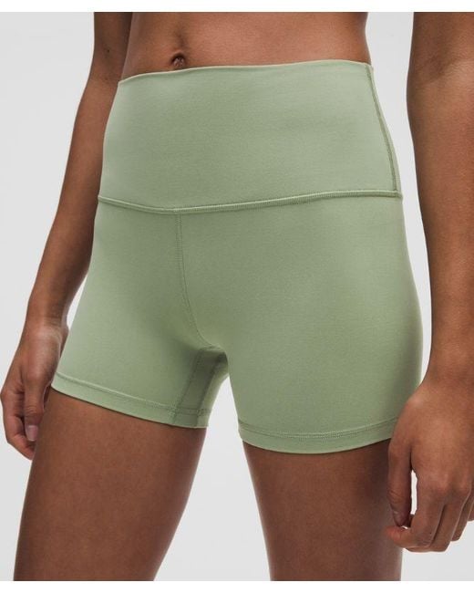 lululemon athletica Green Align High-Rise Short 4"