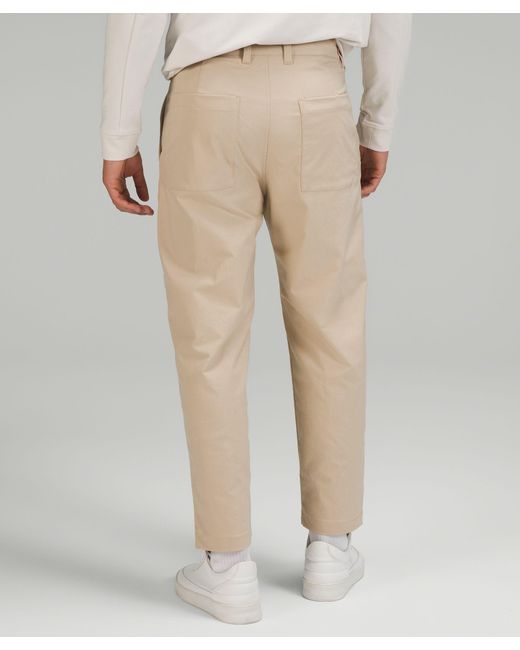 lululemon athletica Natural Relaxed Tapered Trouser for men