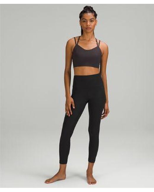 lululemon athletica Align High-rise Ribbed Pants - 25" - Color Black - Size 0