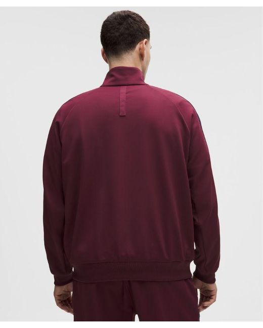 lululemon athletica Red Pique Relaxed-Fit Track Jacket for men