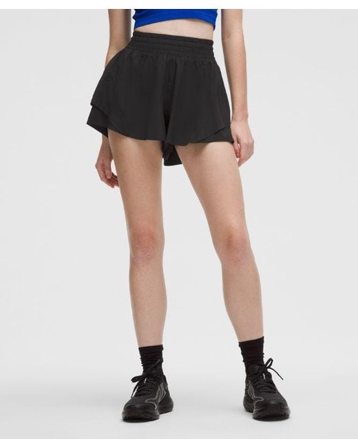 lululemon athletica Black Shake It Out High-Rise Running Short 2.5"