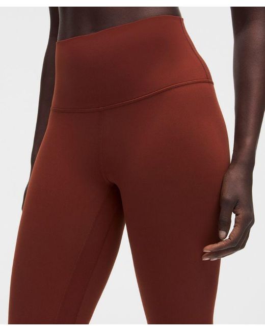 lululemon athletica Red Align High-Rise Crop 21"