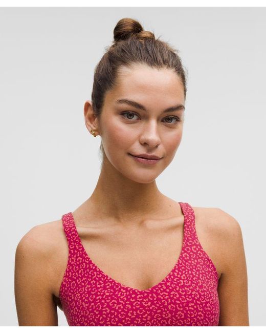 lululemon athletica Red Align Tank Top
