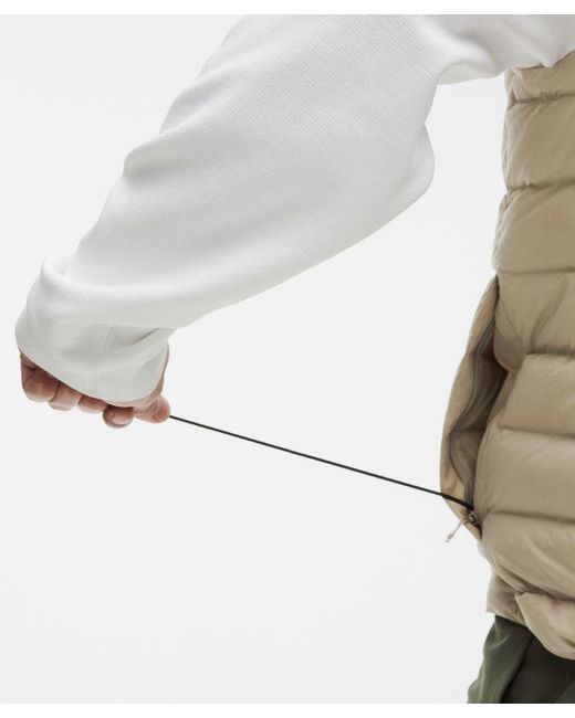 lululemon athletica Natural Navigation Down Vest for men
