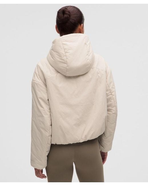 lululemon athletica Natural – Thermozen Insulated Hoodie – – Size Medium