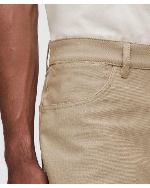 lululemon athletica Natural – Easyfive Classic-Straight Trousers 34L – Color Khaki – Size 12 for men