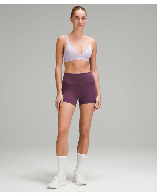 lululemon athletica Purple License To Train Triangle Bra Light Support, A/b Cup