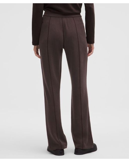 lululemon athletica Black – Softstreme High-Rise Straight-Leg Pants Regular – – Size Small