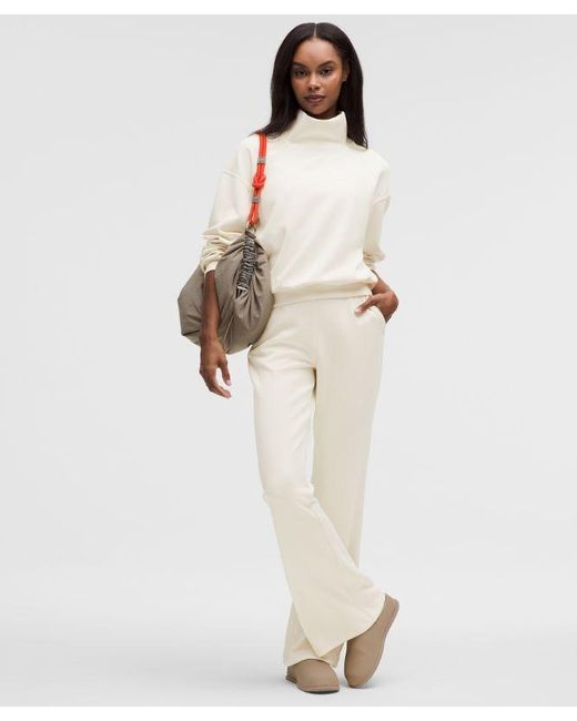 lululemon athletica Natural – Brushed Softstreme Funnel Neck – –