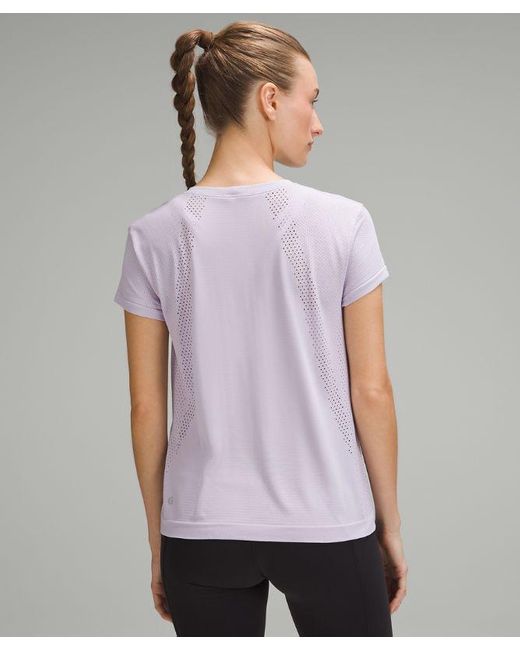 lululemon athletica Purple Train To Be Short-sleeve Shirt
