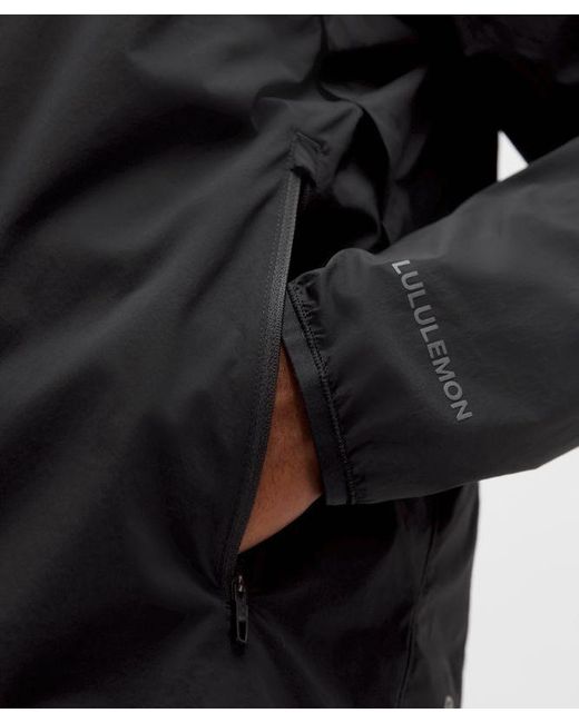 lululemon athletica Black Fast And Free Packable Jacket for men