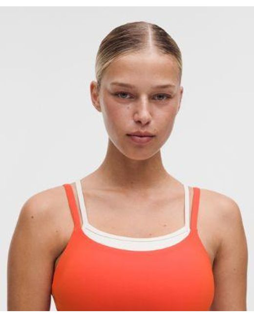 lululemon athletica – Layered Cami-Strap Sports Bra Light Support, C/D Cup –
