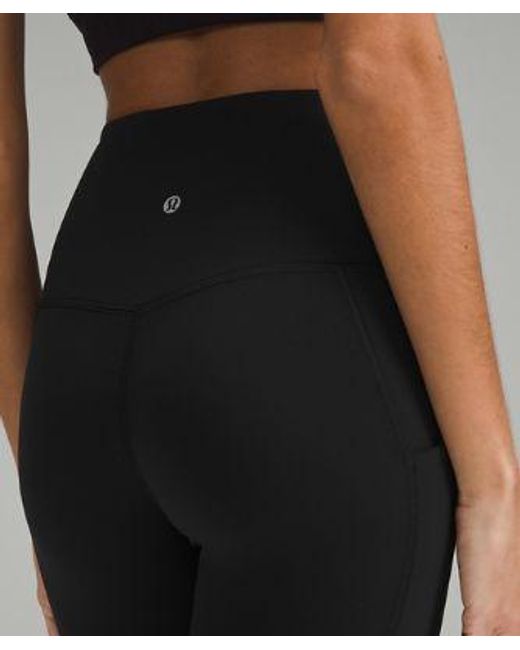 lululemon athletica Align High-rise Crop Leggings With Pockets - 23" - Color Black - Size 0